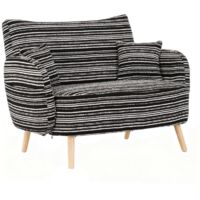 Modernes Zweisitzer-Sofa im Stil, mit superbequemen Armlehnen, Armlehnenkissen und Aufbewahrungstasche, tiefes Zweisitzer-Sofa, komfortables modernes Sofa für Schlafzimmer, kleine Räume, Wohnungen und