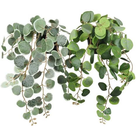 Eucalyptus artificiel retombant 40cm lot de 2 (1/4)