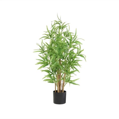 Bambou artificiel 416 feuilles 90cm (1/4)