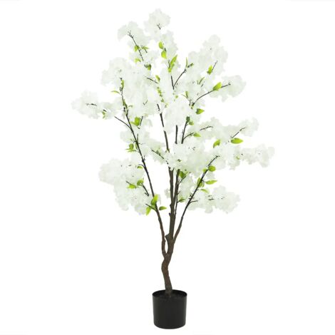 Cerisier artificiel blanc 130cm (1/4)