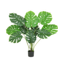 Monstera artificiel toucher naturel 120cm