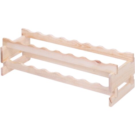 Etagere A Vin Modulable 2 Rayons De 8 Bouteilles (1/2)