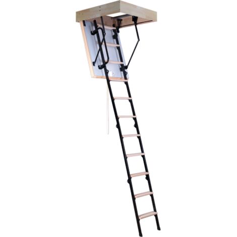 Escalier Escamotable Nozieres 26 Mm – Faible Encombrement Caisson 100 X 70 Cm