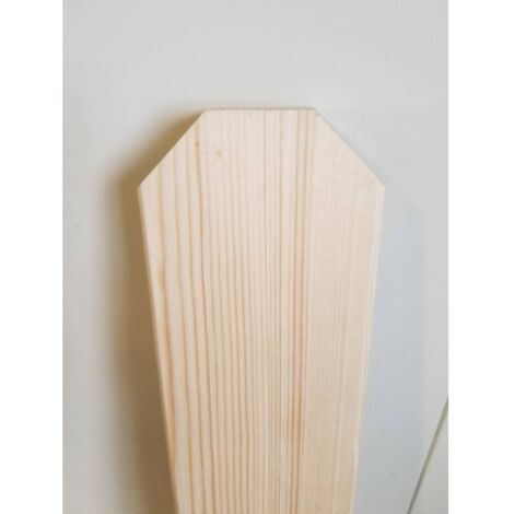 Levigne – Lame de clôture en bois douglas 95 cm – Non traité pour finition personnalisée – Dimensions 91 x 21 mm – Prête à peindre