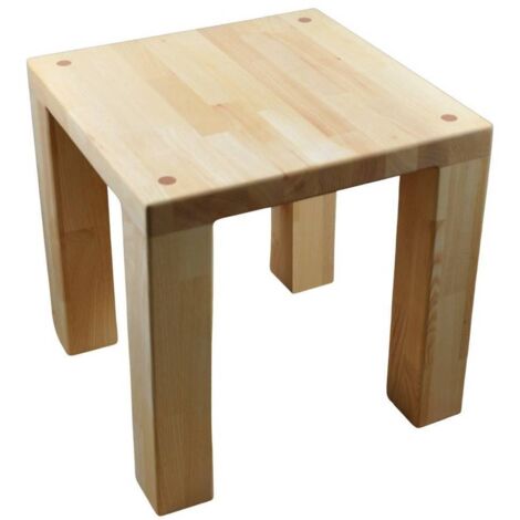 Table Basse 45x45 Frene Hauteur 45 Cm (1/5)