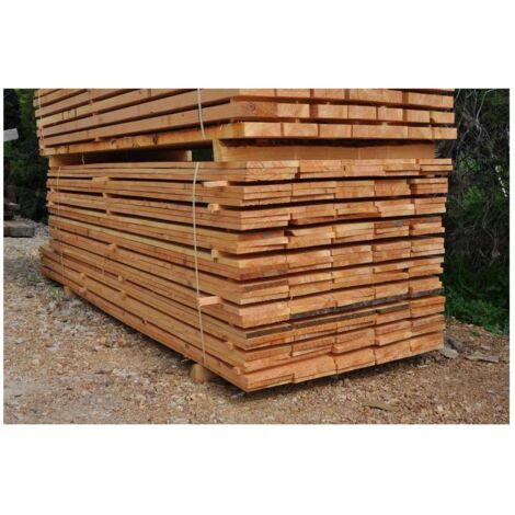 Levigne – Planche Douglas rabotée 240 cm – Section 15 x 2,4 cm – Finition lisse pour menuiserie et charpente – Résistance aux intempéries
