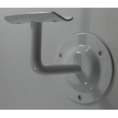 Support métal pour main courante ronde diam. 42 mm Blanc (1/3)