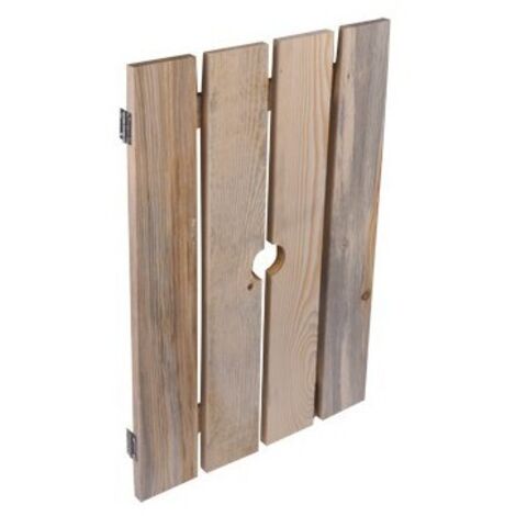 Levigne – Porte de placard en bois massif brut 36x36 cm – Finition prête à personnaliser – Installation facile avec quincaillerie fournie