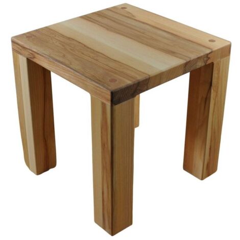 Table Basse 45x45 Frene Olivier Hauteur 45 Cm (1/5)