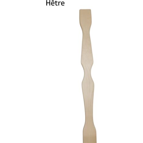 Lame Moulurée En Bois Massif Pour Balustrade Longueur Hêtre Cm