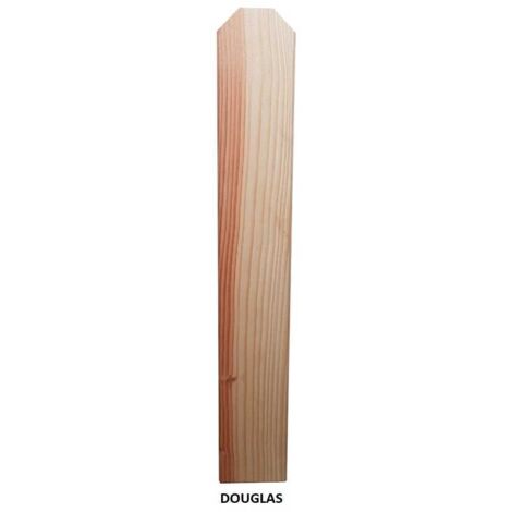 Levigne – Lame de clôture en bois naturel 95 cm – Pin arrondi 80 x 18 mm – Prête à peindre pour durabilité – Pour délimitation jardin