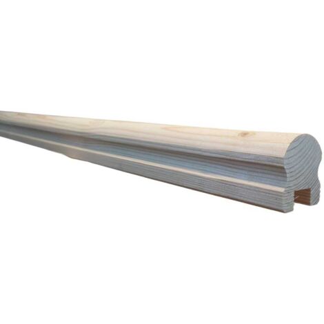 Main Courante Sapin Moulurée Section 56x45 Longueur      250 Cm