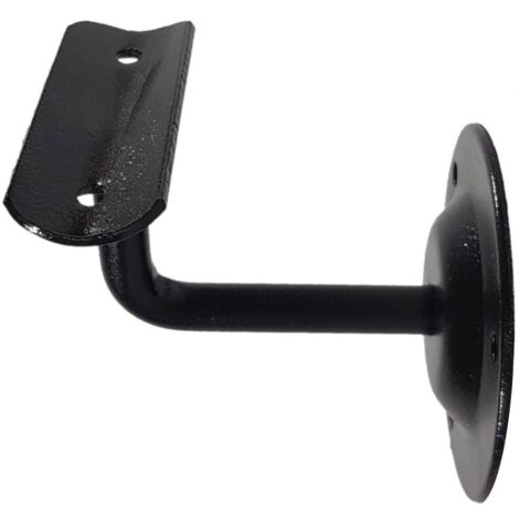 Support métal pour main courante ronde diam. 42 mm Noir (1/5)