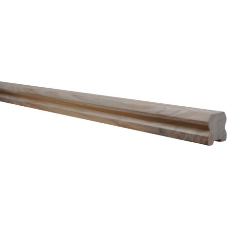 Main Courante Bois Mouluree Frene 50x50 Longueur      250 Cm
