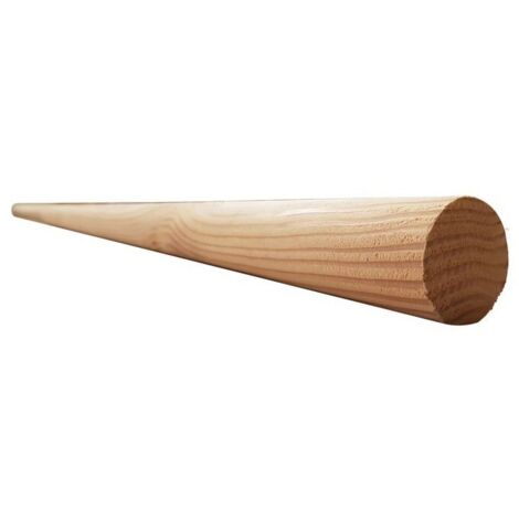 Levigne – Main courante en bois de douglas ronde 42 mm – Longueur 250 cm – Résistante aux intempéries – Grain fin et teinte chaude