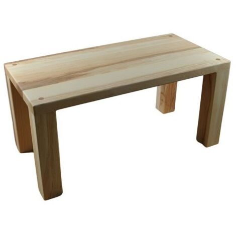 Table Basse 90x45 Frene Olivier Hauteur 45 Cm (1/5)