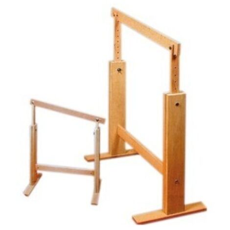 Tréteaux réglables en pin – Hauteur ajustable 65-89 cm – Charge maximale 120 kg – Vendus par paire