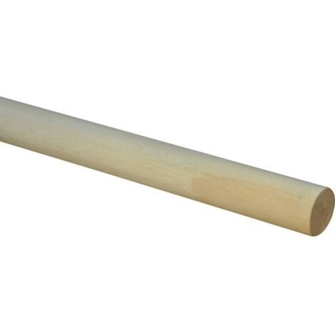 Levigne – Main courante en hêtre massif lamellé-collé Ø42 mm – Longueur 250 cm – Résistance à l'abrasion – Usage intérieur uniquement (1/3)