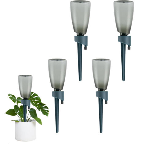 4 Automatic Plant Watering Devices – Drip Irrigation with Adjustable Flow, Insert into Pots, for Garden, Balcony, and Indoor Use (1/5)