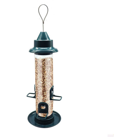 Hanging Hummingbird Feeder – Large Transparent Tube – For Indoor and Outdoor Use (1/5)