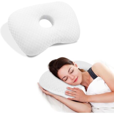 Pillow with Ear Hole – Ergonomic Pillow for Side Sleepers, Reduces Pressure on Ear and Helps Relieve Inflammation (1/5)