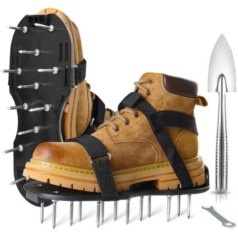 Lawn Aerator Shoes – Reinforced 2.2-Inch Spikes, Lawn Aeration with Velcro Straps, Easy Installation, Spike Sandals (1/5)