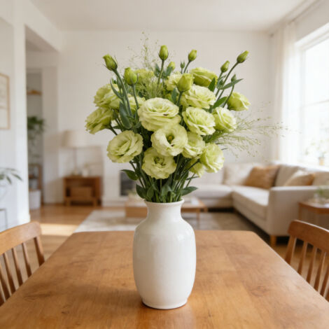 1000 Emerald Green Lucita Lisianthus Seeds – Rare Double-Flowered Eustoma, Unique Garden Decoration (1/5)
