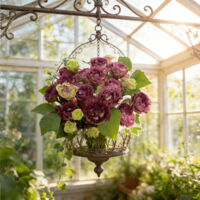 1000 Tea-Coloured Lisianthus Seeds – Vintage-Style Eustoma, Refined Double Flowers for Garden Borders