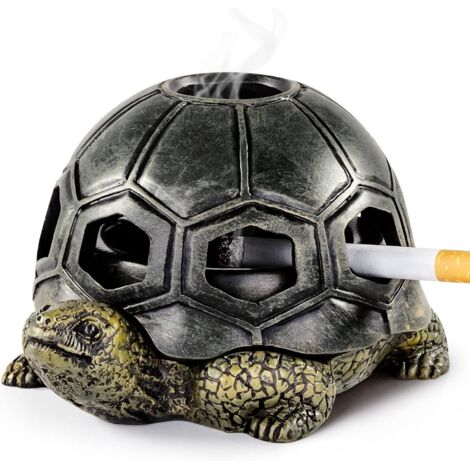 Cendrier créatif en forme de tortue, idée de bricolage, décoration, cendrier tortue (1/5)