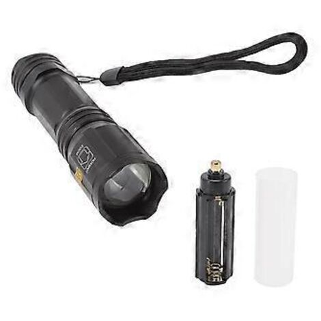 Lampe torche LED 4 couleurs, étanche IPX6, zoomable, lampe de poche RGBW pour le camping, la pêche et la chasse (1/5)