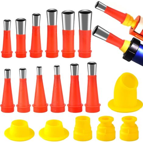 Ensemble de 20 embouts de scellage en acier inoxydable, réutilisables (1/4)