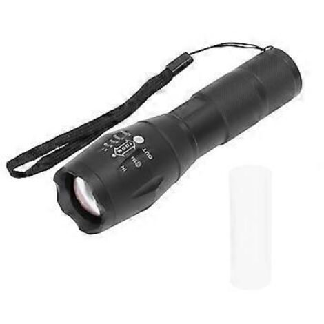 Lampe torche LED portable avec mise au point télescopique, lampe de chasse, étanche IPX54, lumière rouge A100 (1/5)
