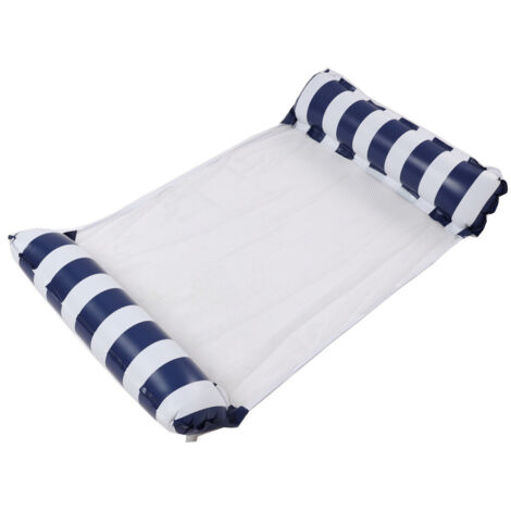 Chaise longue aquatique, canapé-lit flottant, bouée gonflable pour adultes (pompe incluse) (1/3)