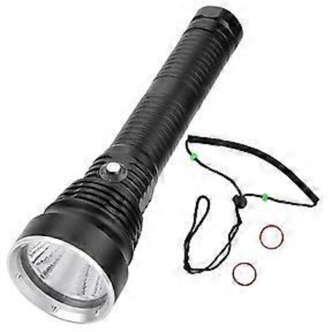 Lampe de plongée sous-marine XM-P70 ultra-lumineuse et étanche (80 m) avec technologie LED (1/5)