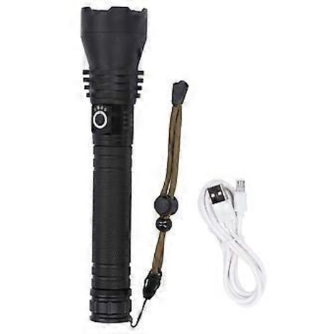 Lampe torche P50 étanche IP65, 5000 lm, ultra-lumineuse, idéale pour la randonnée, le camping et les situations d'urgence. (1/5)