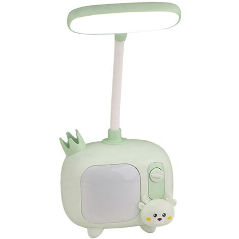 Veilleuse animalière, lampe de bureau, outil pédagogique, protection des yeux, multicolore, mignonne, en plastique, réglable, rechargeable, pour enfants