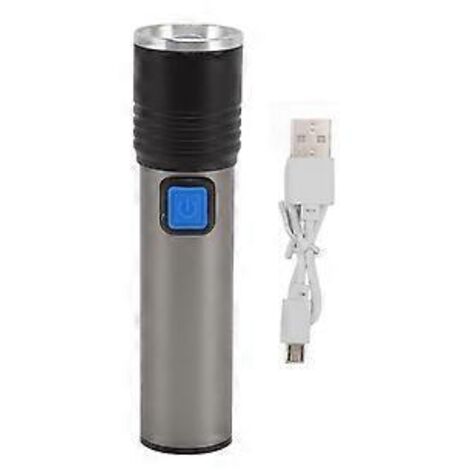 Lampe torche UV 365 nm, rechargeable par USB, mini lampe torche LED, portable, détecteur d'urine d'animaux et de faux billets (Jade) (1/5)
