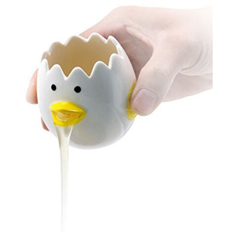 Séparateur d'œufs pour blancs et jaunes, décoration en céramique créative, ustensiles de cuisine, pot en céramique (1/5)