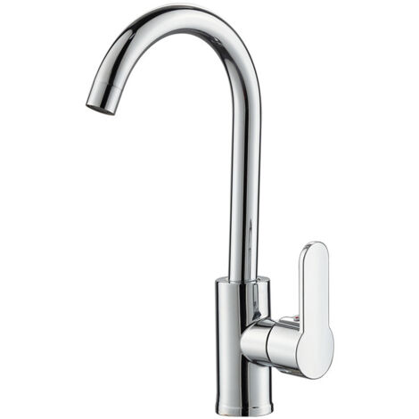 Robinet de cuisine avec arrivée d'eau chaude et froide, ensemble ménager en cuivre, évier avec pivot universel (1/4)