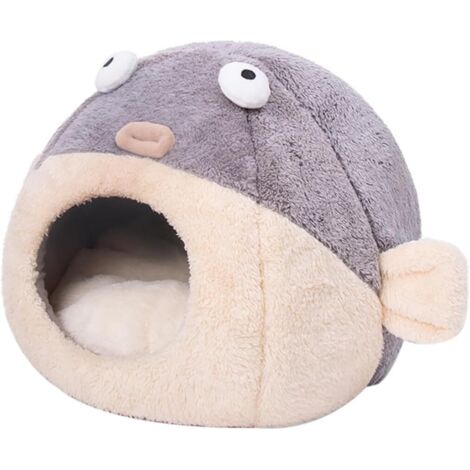Tente pour chat recouverte de litière, espace de couchage pour animaux, maison pour chat, canapé pour chien, dôme, cachette pour chat, coussin pour chien (1/5)