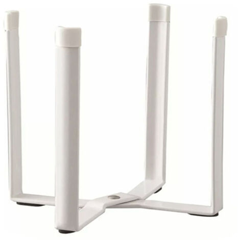 Égouttoir multifonction, poubelle, blanc, acier/résine de silicone, design minimaliste (1/5)