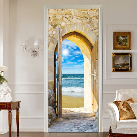 (38.5200cm2pcs) 3D effect poster door sticker 12