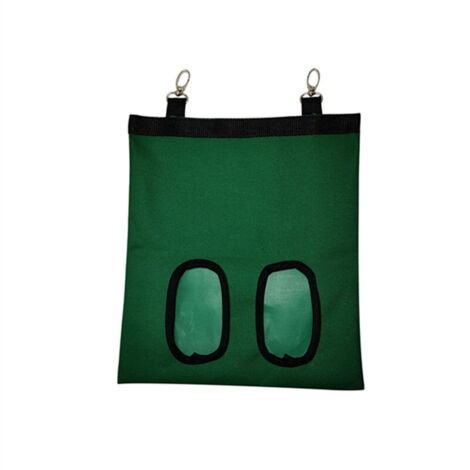 Sac à foin vert pour lapins et cochons d'Inde (1/2)