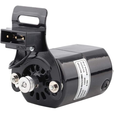 Moteur de machine à coudre domestique, 220 V, 100 W, 7 000 tr/min, fixation K, 0,5 A, prise européenne (1/5)