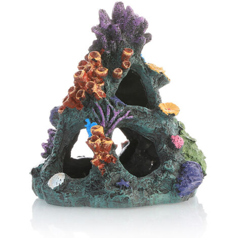Décoration d'aquarium Corail Rocher Montagne Cave Ornements pou (1/5)