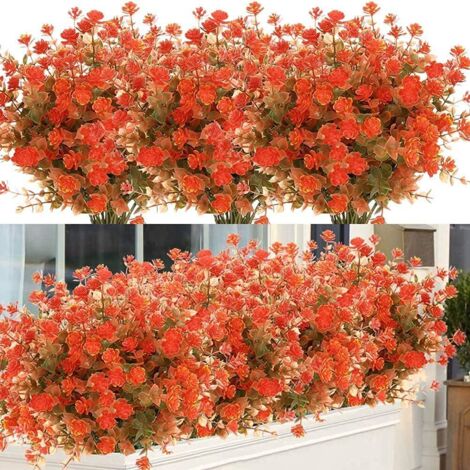 Lot de 4 plantes artificielles d'eucalyptus résistantes aux UV pour l'intérieur (1/5)