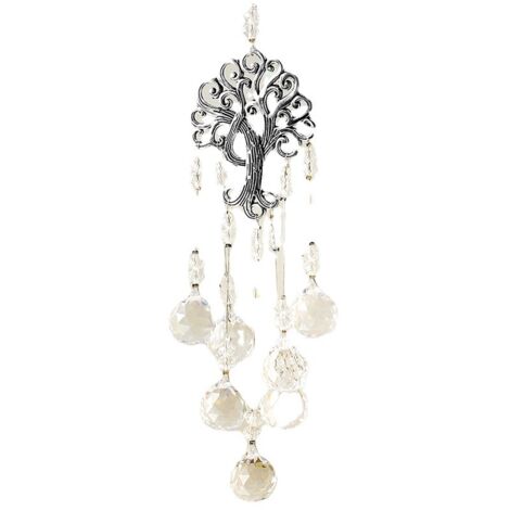 Blue Dream Cristal transparent arbre de vie boule jardin penden (1/4)