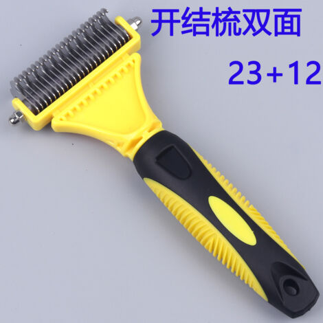 Peigne pour chien brosse démêlante brosse inférieure peigne chien (1/5)