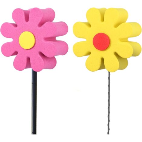 Lot de 2 décorations d'antenne de voiture en forme de tournesol, décoration extérieure pour V (1/5)