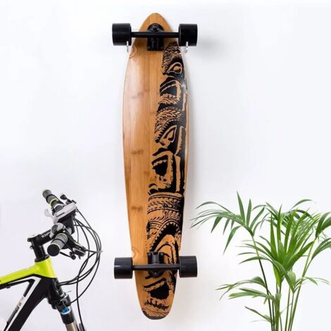 Ensemble de porte-skateboards noir, durable, réutilisable et robuste, capacité de charge S (1/5)